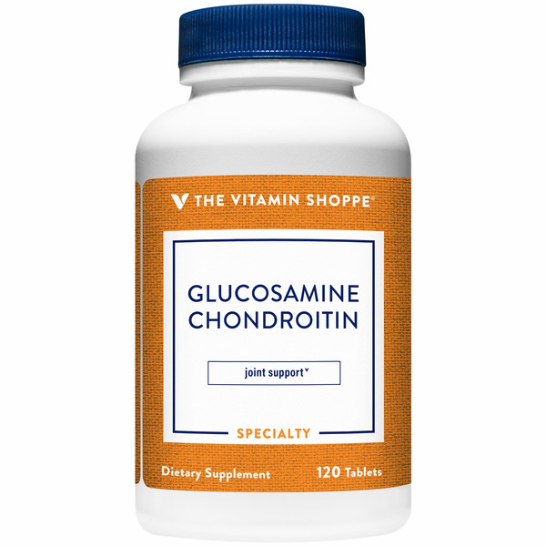 Bone & Joint Health The Vitamin Shoppe Glucosamine & Chondroitin - 750  600 (120 Tablets) hero