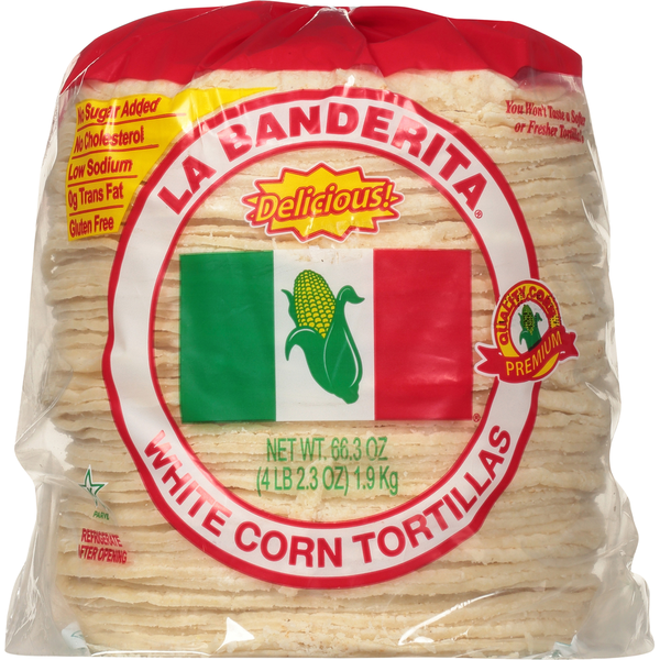 Tortillas & Flat Bread La Banderita Tortillas, White Corn hero