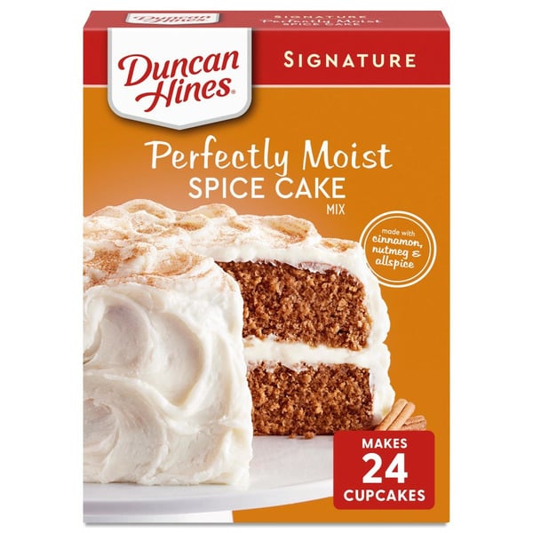 Doughs, Gelatins & Bake Mixes Duncan Hines Spice Cake Mix, Baking Mix hero