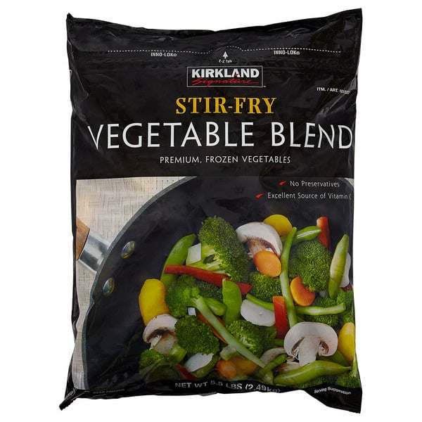 Frozen Fruit & Vegetables Kirkland Signature Kirkland Signature Stir-Fry Vegetable Blend, Variety Pack, 5.5 lbs hero