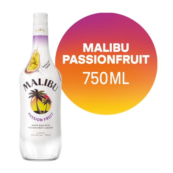 Rum Malibu White Rum with Passion Fruit Liqueur hero