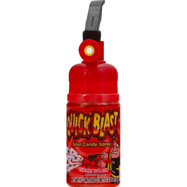 Candy & Chocolate Quick Blast Candy Spray, Sour, Cherry Splash hero