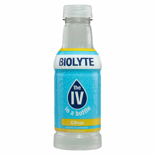 Biolyte Citrus, The IV in a bottle hero