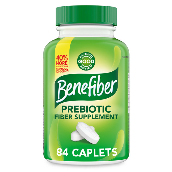 Benefiber Fiber Supplement Caplets hero