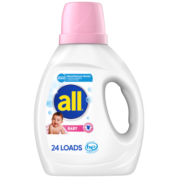 Laundry all Liquid Laundry Detergent, Gentle for Baby, 24 Loads hero