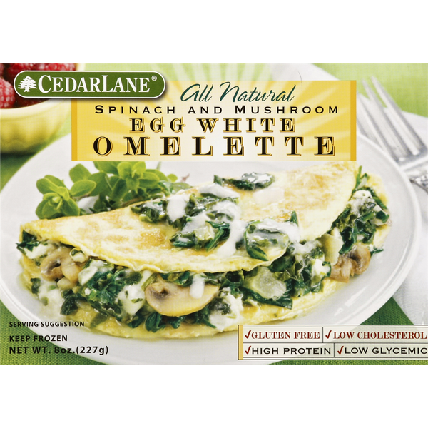 Frozen Breakfast Cedarlane Foods Omelet, Spinach, Mushroom Breakfast Meal hero