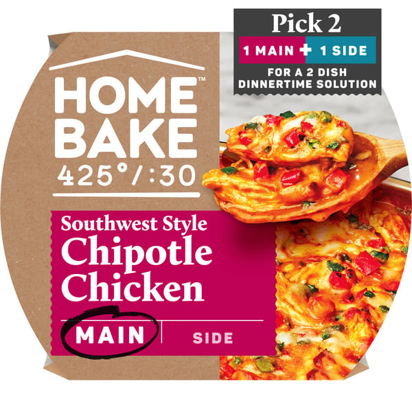 Frozen Meals Homebake 425/30 Southwest Style Chipotle Chicken hero