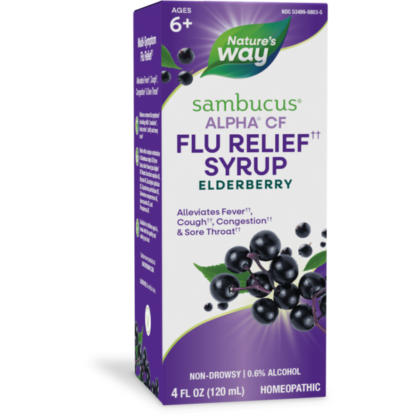 Cold, Flu & Allergy Nature's Way Sambucus Flu Relief Syrup hero