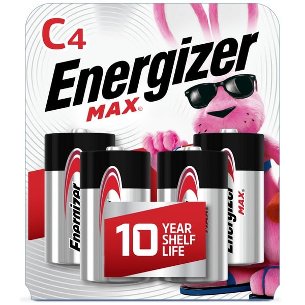 More Household Energizer C Batteries, C Cell Alkaline Batteries hero