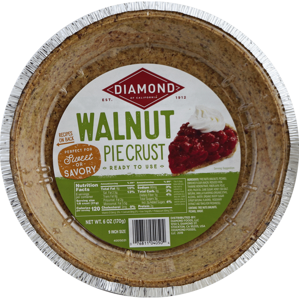 Doughs, Gelatins & Bake Mixes Diamond Pie Crust, Walnut hero