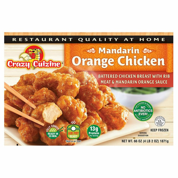 Frozen Meat & Seafood Crazy Cuizine Orange Chicken , Antibiotic Free, Battered Chicken & Orange Sauce hero