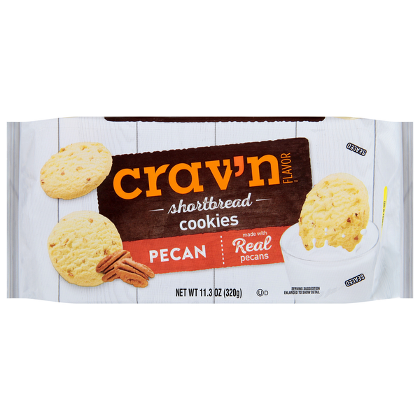 Crav'n Flavor Cookies, Shortbread, Pecan hero