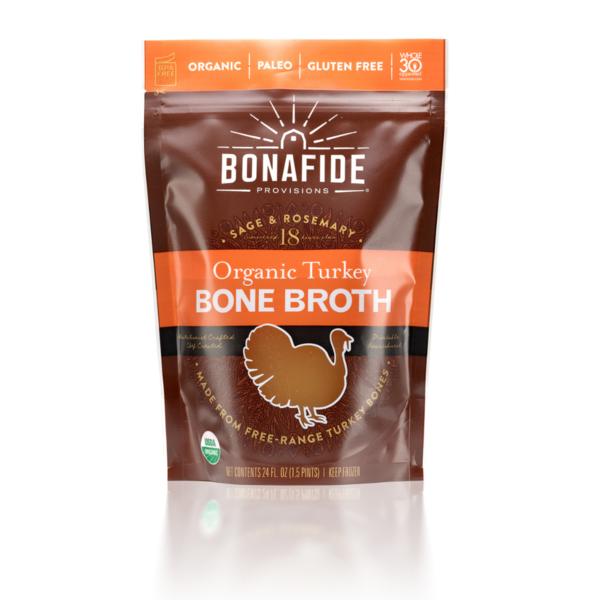 Soup, Broth & Bouillon Bonafide Provisions FROZEN, Organic Turkey Bone Broth hero