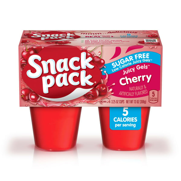 Snacks Snack Pack Sugar Free Cherry Flavored Juicy Gels hero