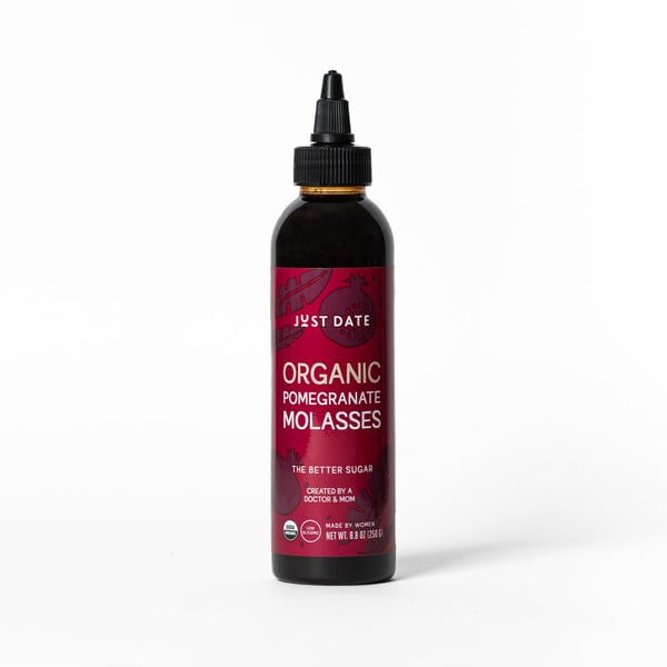 Honeys, Syrups & Nectars Just Date Just Pomegranate Molasses, Organic, Created by a Doctor & Mom hero