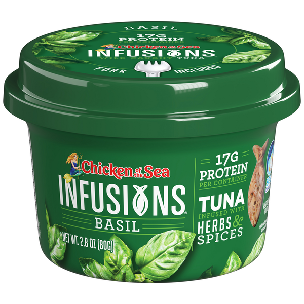 Canned Meat & Seafood Chicken of the Sea Infusions Basil Wild Caught Tuna hero