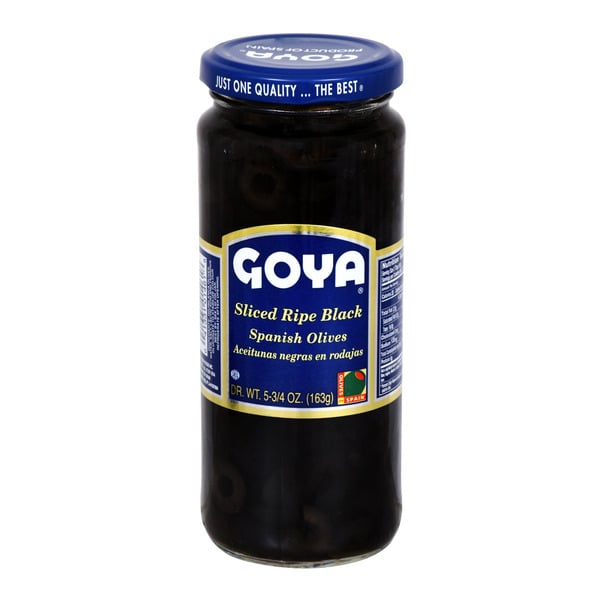 Pickled Goods & Olives Goya Sliced Ripe Black Spanish Olives hero