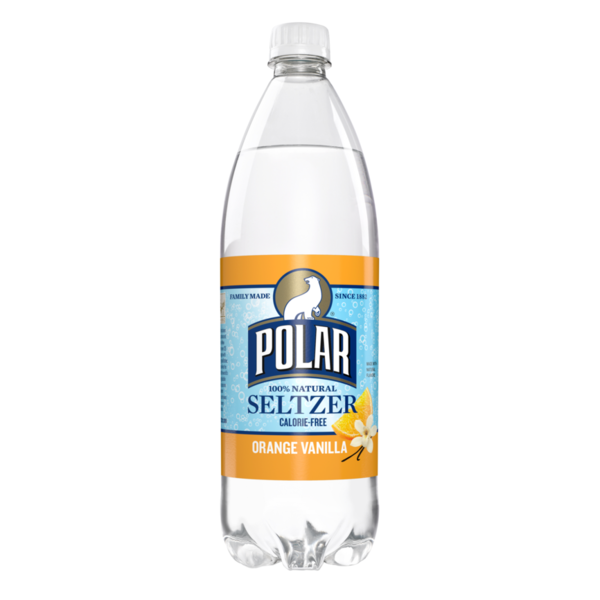 Water, Seltzer & Sparkling Water Polar Seltzer  Orange Vanilla hero