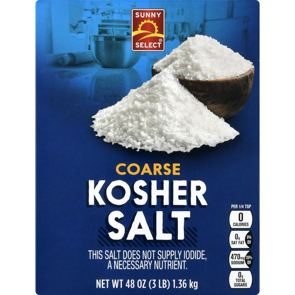 Spices & Seasoning Sunny Select Kosher Salt, Coarse hero