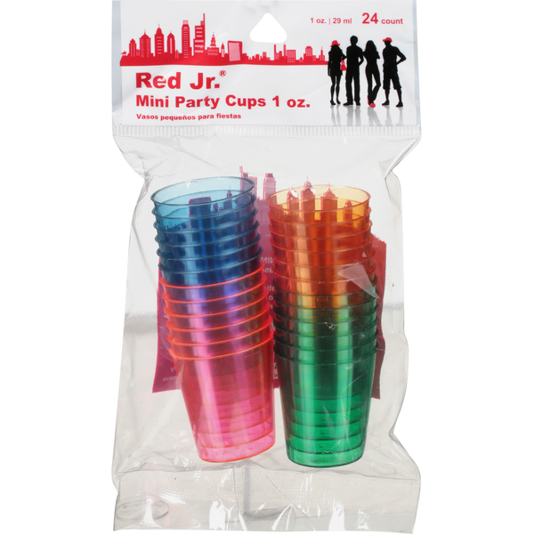 Kitchen Tools & Bakeware Red Jr Party Cups, Mini, 1 Ounce hero