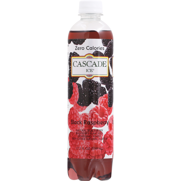 Water, Seltzer & Sparkling Water Cascade Ice Sparkling Water, Zero Calories, Black Raspberry hero