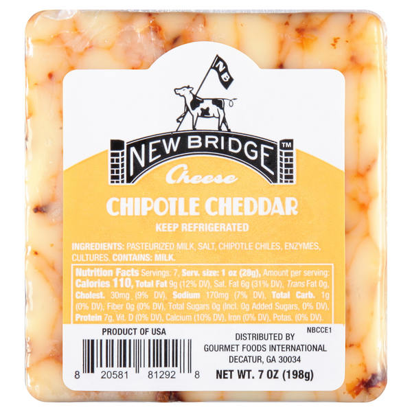 Spreads New Bridge Cheese, Chipotle Cheddar hero