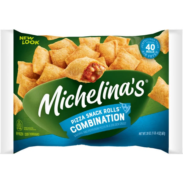 Frozen Appetizers & Sides Michelina's Combination Pizza Snack Rolls hero