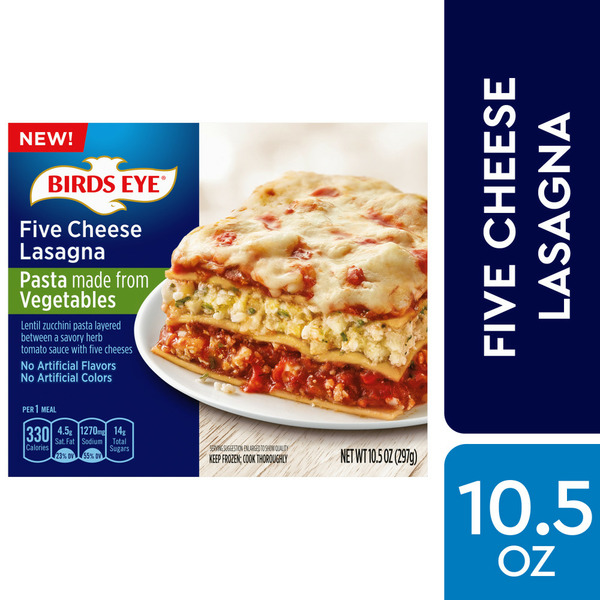 Birds Eye Five Cheese Lasagna hero