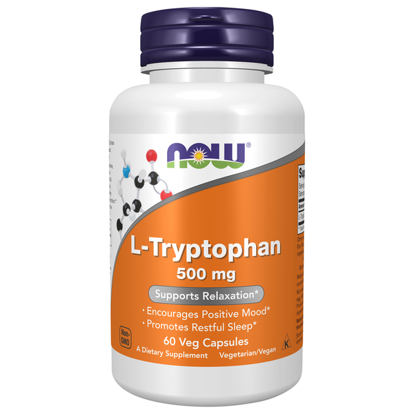 Vitamins & Supplements NOW L Tryptophan 500 mg hero