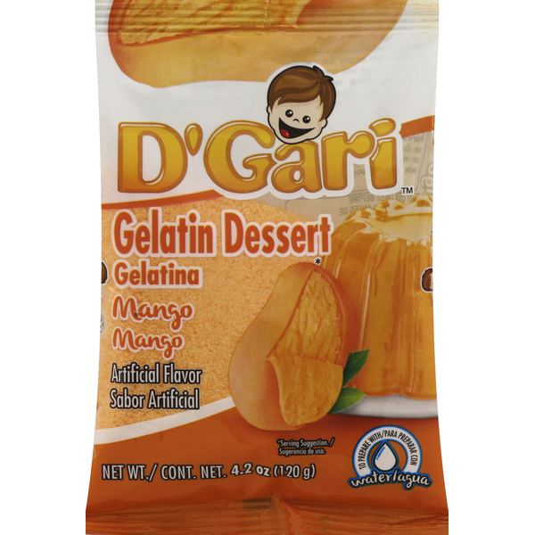 Baking & Supplies D'Gari Gelatin Dessert, Mango hero