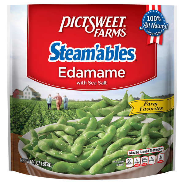 Frozen Produce Pictsweet Farms Steamables Farm Favorites Edamame with Sea Salt hero