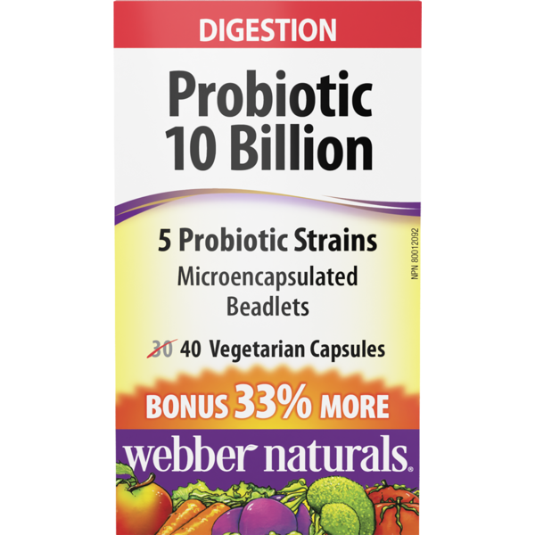 Digestion Webber Naturals Probiotic 10 Billion hero