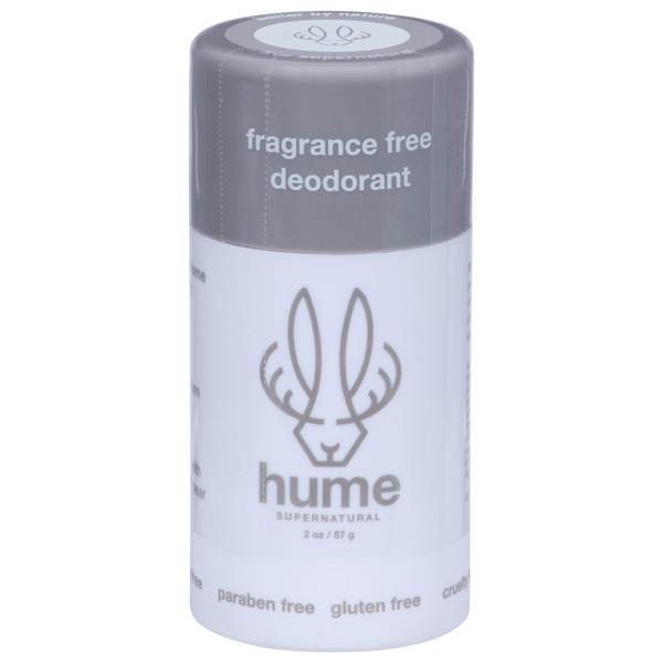 Deodorants Hume Supernatural Deodorant, Fragrance Free hero