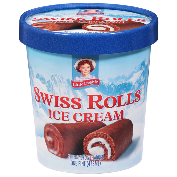 Ice Cream & Ice Little Debbie Ice Cream, Swiss Roll hero