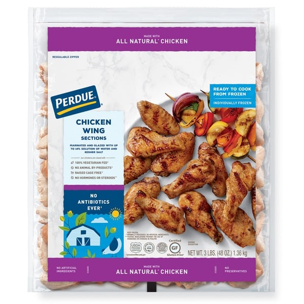 Frozen Meat & Seafood Perdue Individually Chicken Wings hero