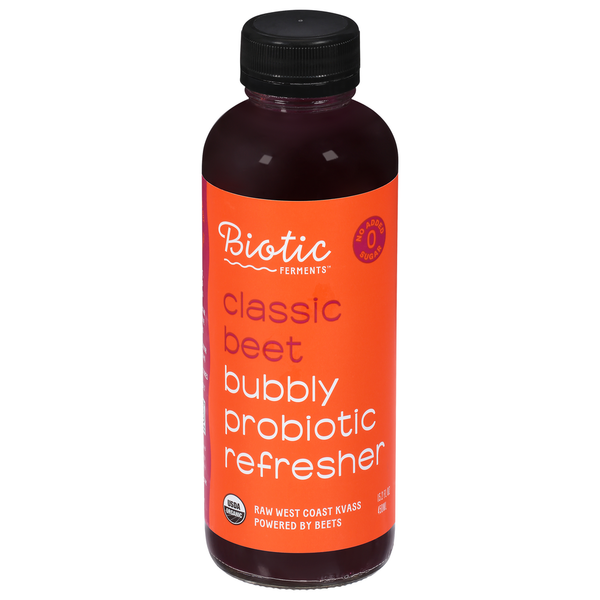 Probiotics & Digestion Biotic Ferments Kvass, Classic Beet hero