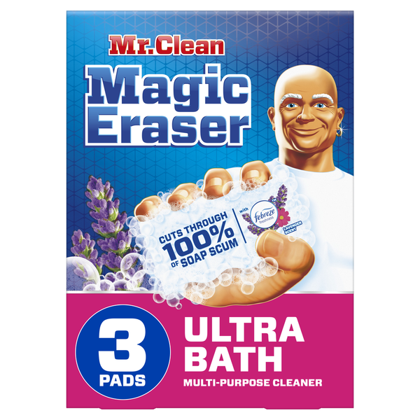 Cleaning Products Mr. Clean Magic Eraser Ultra Bath Multi Purpose Cleaner for Bathroom hero