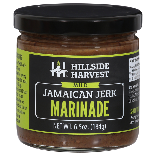 Hillside Harvest Marinade, Jamaican Jerk, Mild hero