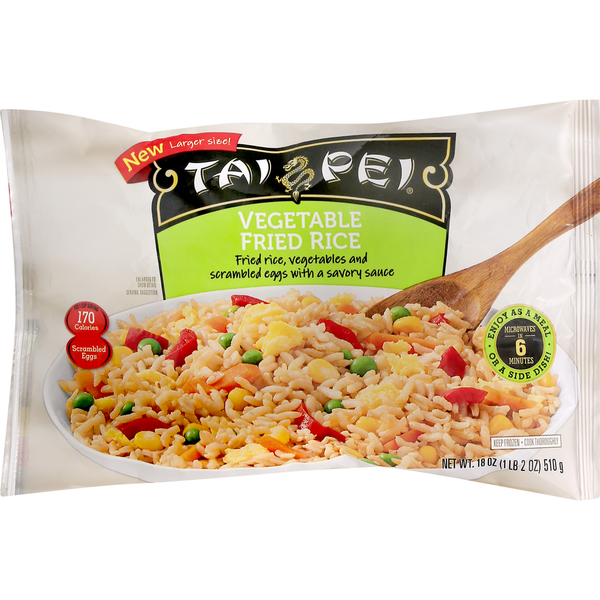 Frozen Meals Ajinomoto Tai Pei Vegetable Fried Rice Frozen Asian Entrée hero