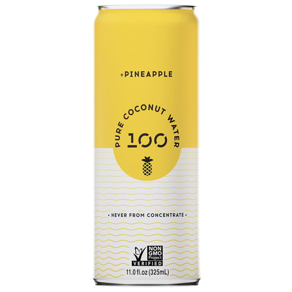 Juice & Nectars 100 Coconuts Pure Coconut Water + Pineapple hero