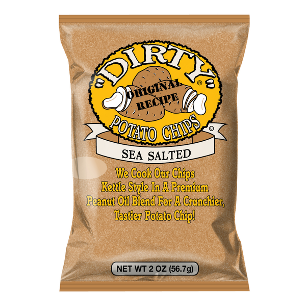 Chips & Pretzels Dirty Sea Salted Potato Chips hero