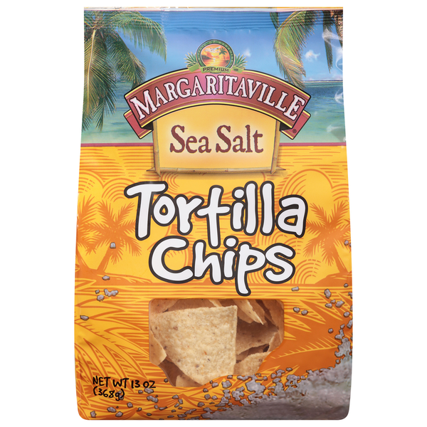 Chips & Pretzels Margaritaville Tortilla Chips, Sea Salt hero