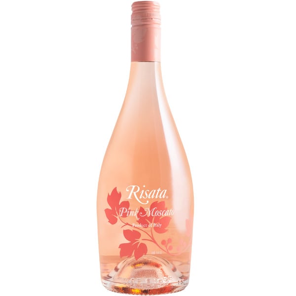 Sweet Pink Wine Risata Pink Moscato hero