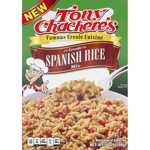 Grains, Rice & Dried Goods Tony Chachere's Rice Mix, Spanish, Creole hero