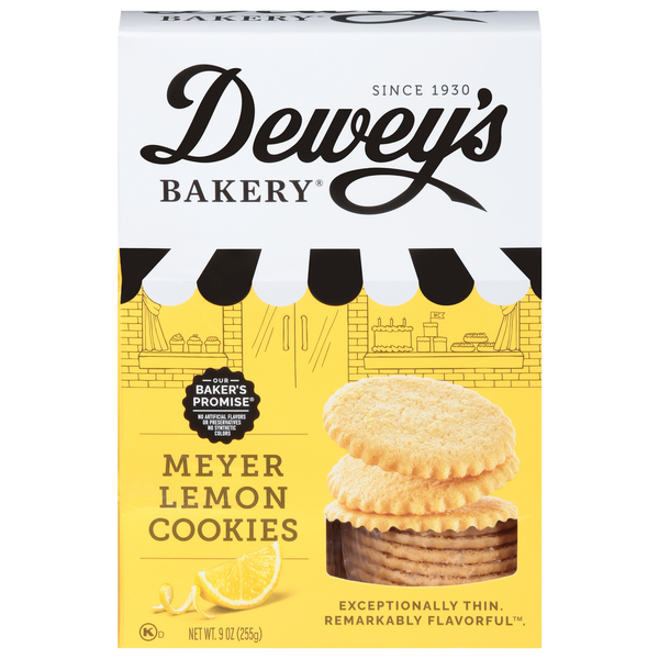 Packaged Cookies Dewey's Bakery Cookies, Meyer Lemon hero