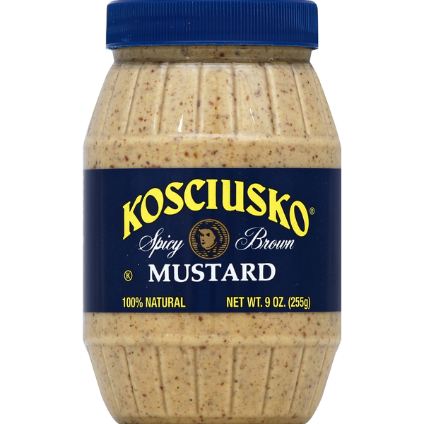 Condiments Kosciusko Mustard, Spicy Brown hero