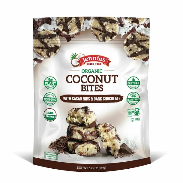 Cookies & Cakes Jennies Coconut Bites With Cacao Nibs hero