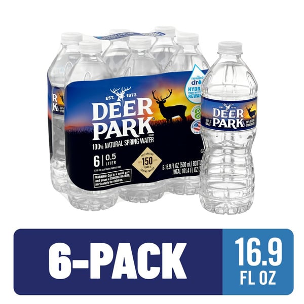 Water, Seltzer & Sparkling Water Deer Park Natural Spring Water hero