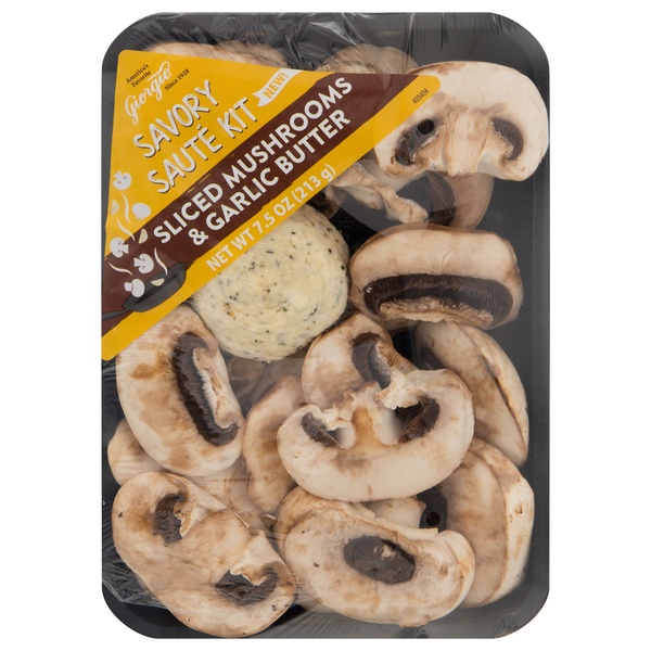 Giorgio Savory Saute Kit, Sliced Mushrooms & Garlic Butter hero