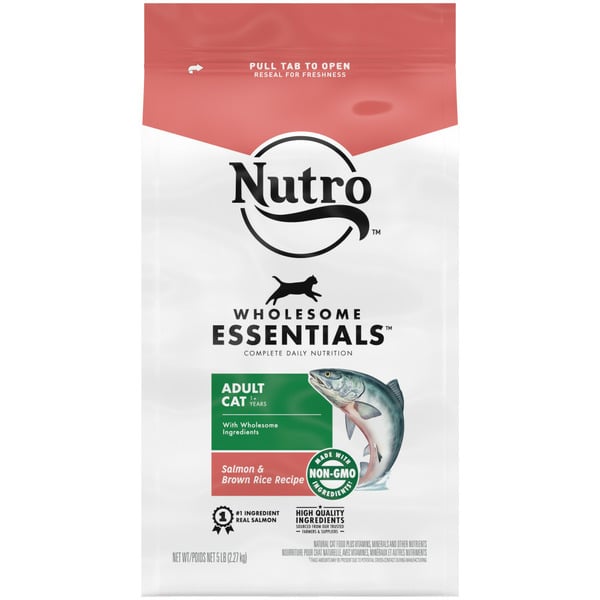 Cat Food & Care NUTRO Wholesome Essentials Adult Cat Salmon & Brown Rice Recipe Cat Food hero